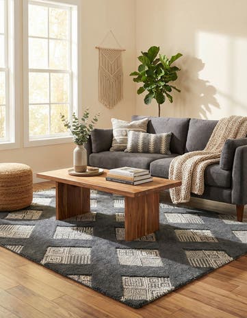 5' 2 x 8' Hand Woven Hand Woven Rug