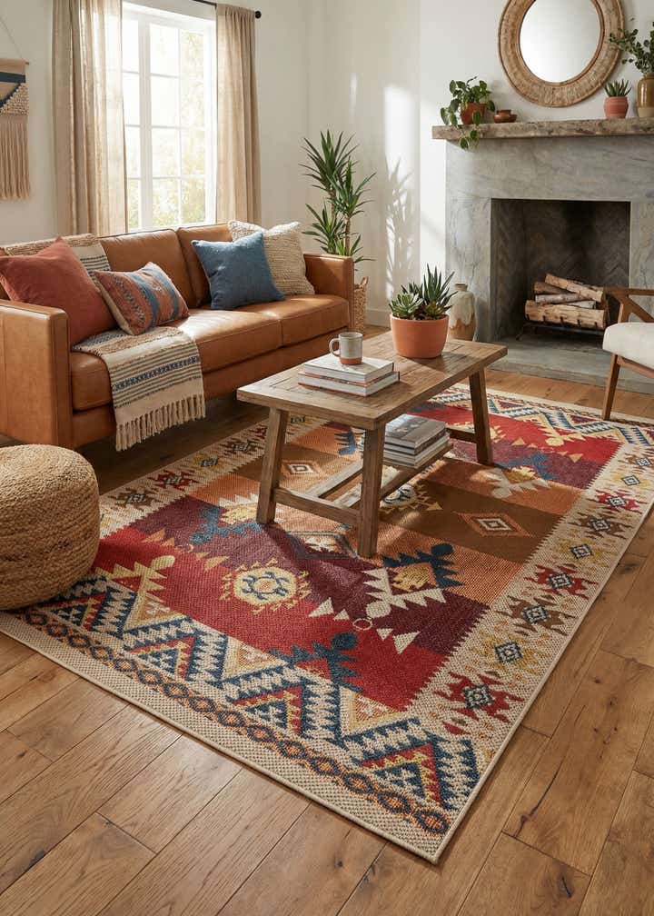 6' x 9' Easy-Clean Baja Indoor / Outdoor Rug