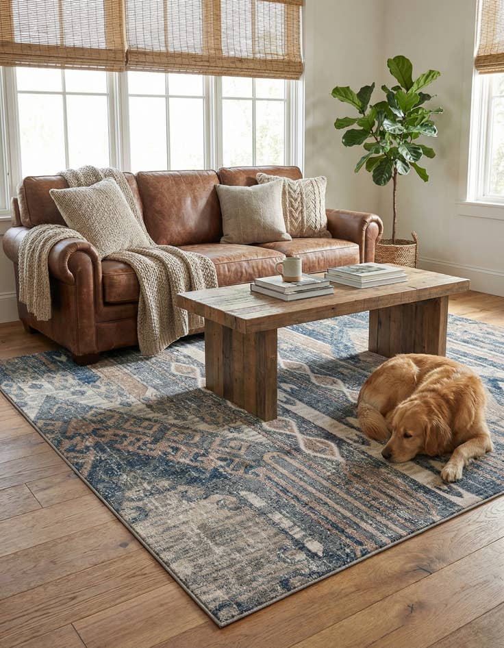 Detail image of 6' x 6' Oregon Square Rug