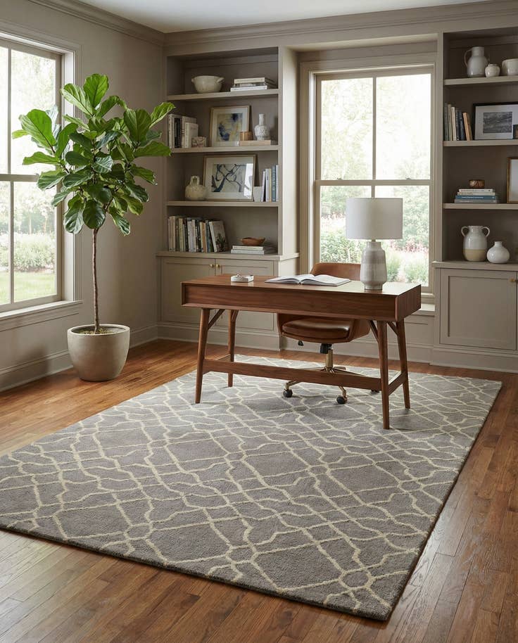 Detail image of 5' x 8' Luna Wool Rug