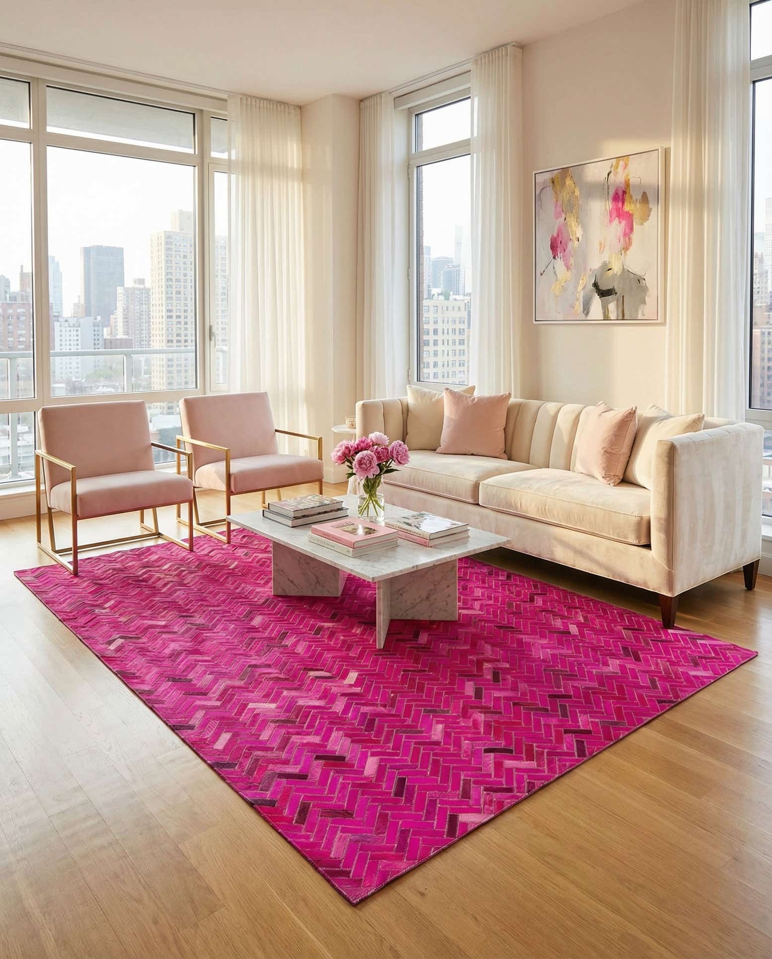 5' x 8' Cowhide Rug