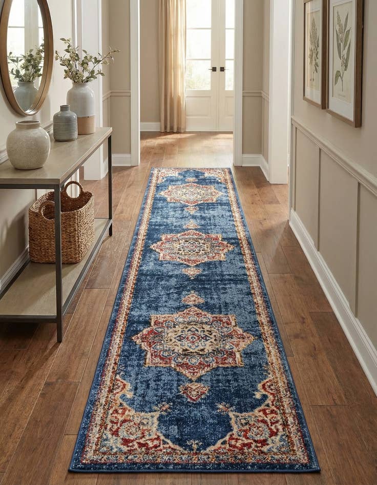 Detail image of 2' 7 x 12' Arcadia Runner Rug