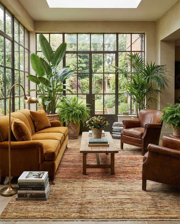 6' 6 x 9' 8 Hand Knotted Modern Ziegler Rug