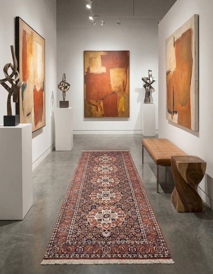Detail image of 2' 9 x 8' 9 Bidjar Wool Runner Rug