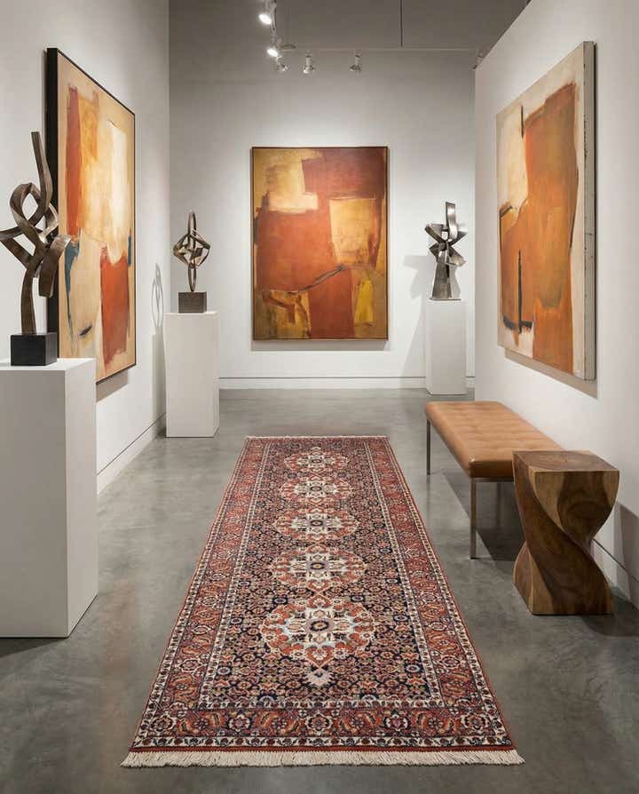 2' 9 x 8' 9 Bidjar Wool Runner Rug