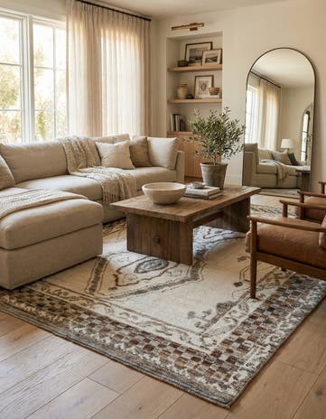 7' 10 x 10' 5 Hand Knotted Moroccan Wool Rug