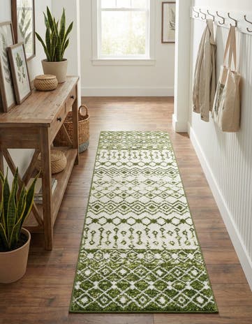 2' x 7' Moroccan Trellis Runner Rug