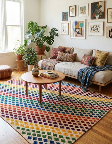 5' 1 x 6' 6 Hand Knotted Balouch Wool Rug