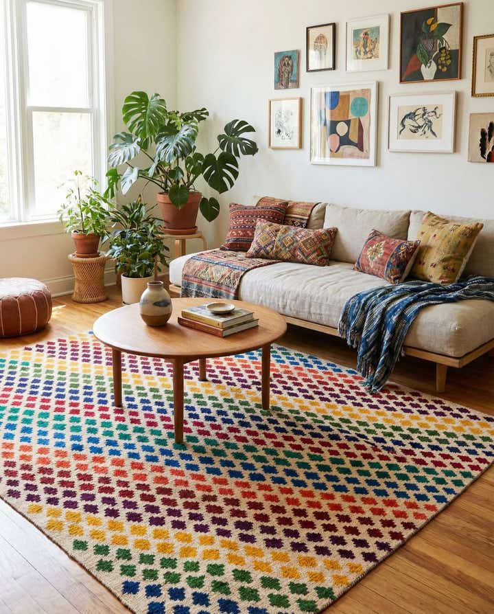 5' 1 x 6' 6 Hand Knotted Balouch Wool Rug