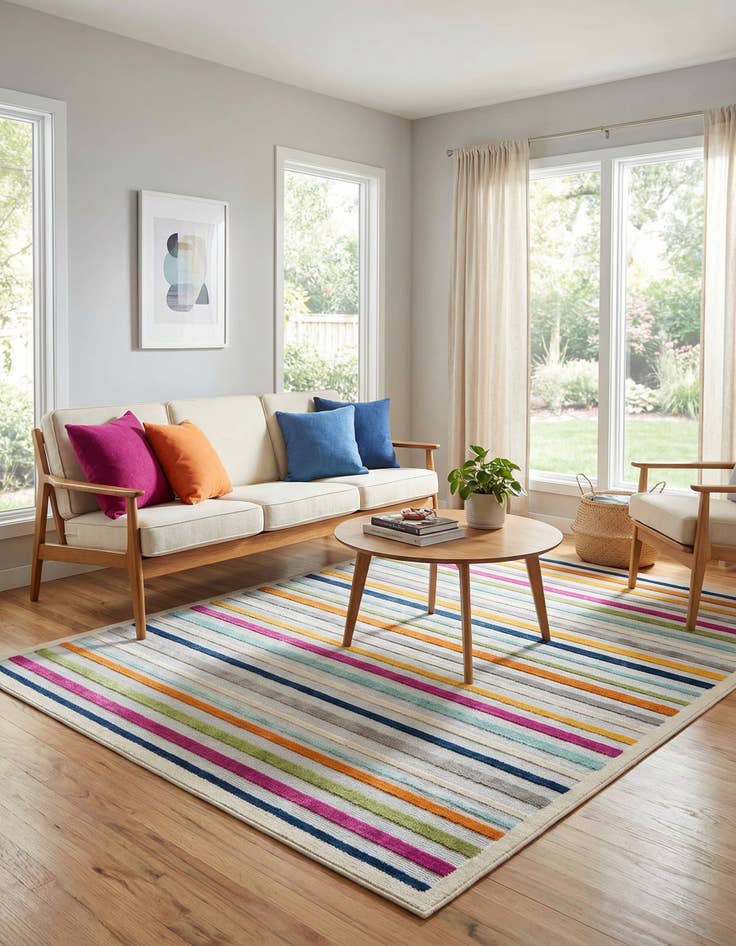 Detail image of 7' x 10' Easy-Clean Aruba Indoor / Outdoor Rug