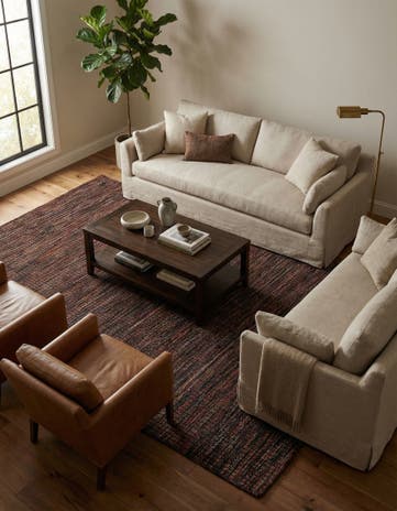 5' 5 x 8' 2 Hand Knotted Darya Wool Rug