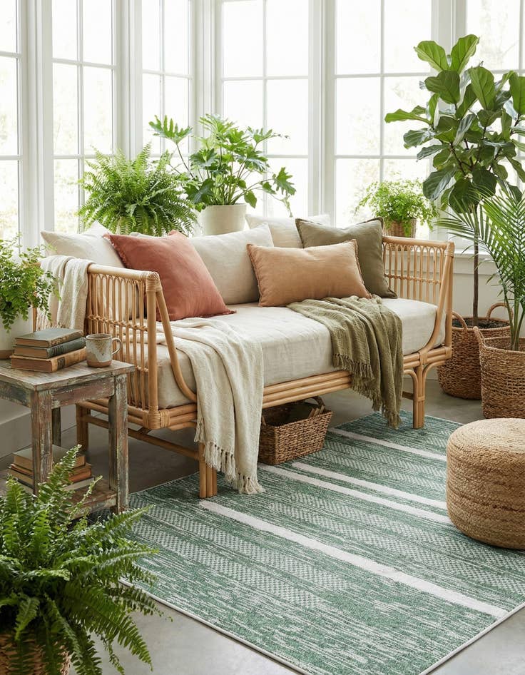 Detail image of 4' 5 x 6' Abbey Rug