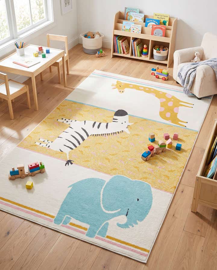 160cm x 245cm Animals Whimsy Kids Teppich