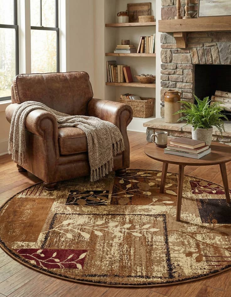 Detail image of  6' x 6' Cafe Round Rug