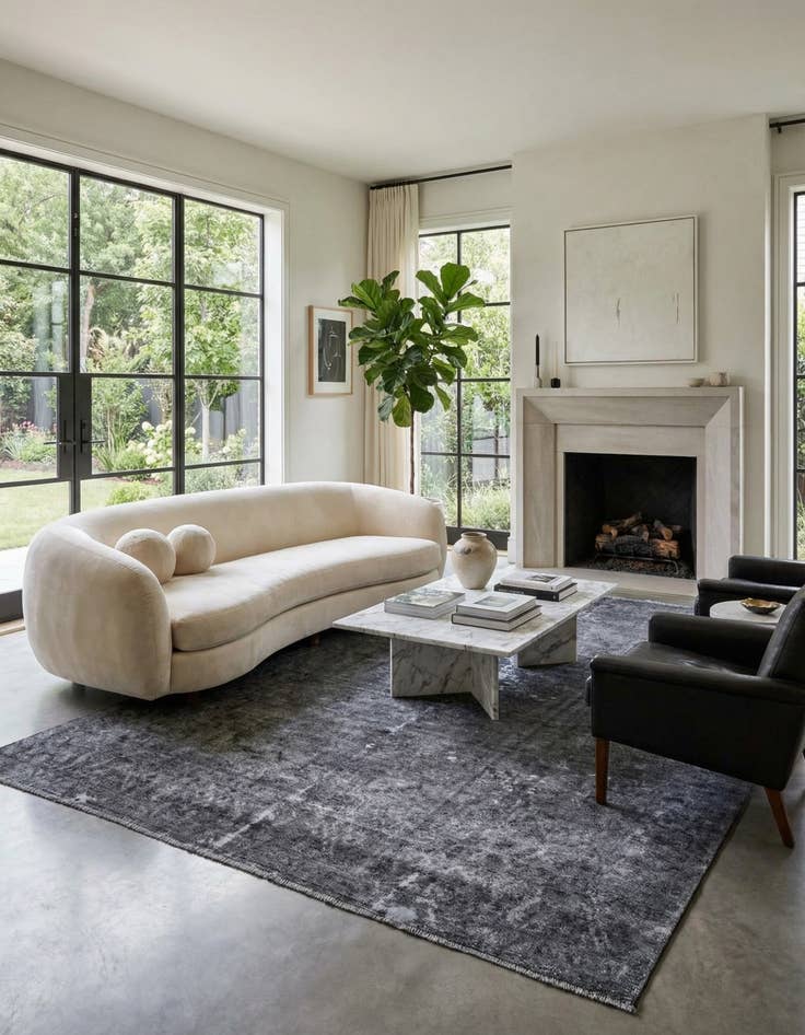 Detail image of 9' 5 x 13' 2  Hand Knotted Ultra Vintage Persian Wool Rug