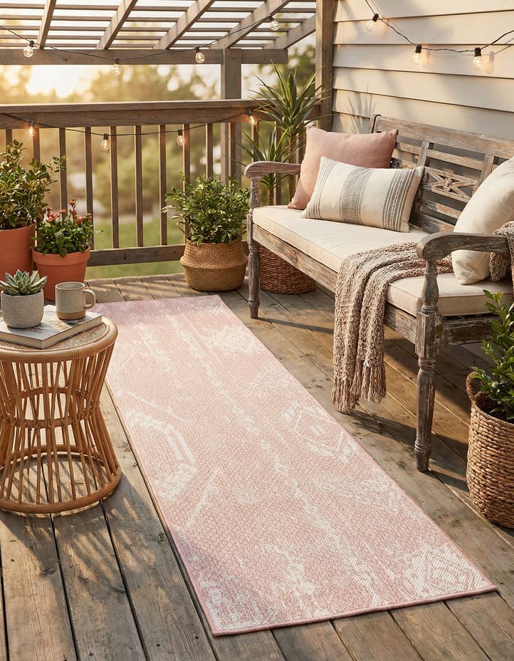 2' x 6' Easy-Clean Bohemian Indoor / Outdo...