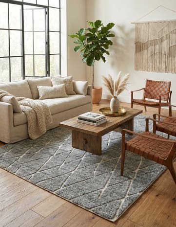 6' 1 x 9' Atlas Moroccan Wool Rug