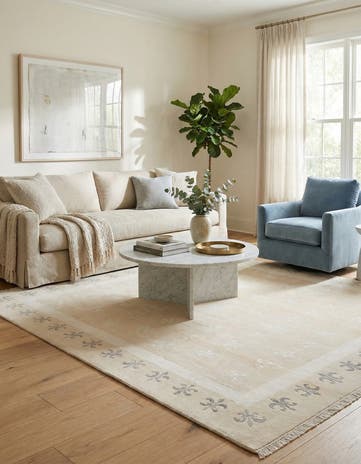 6' 8 x 9' 10 Hand Knotted Darya Wool Rug