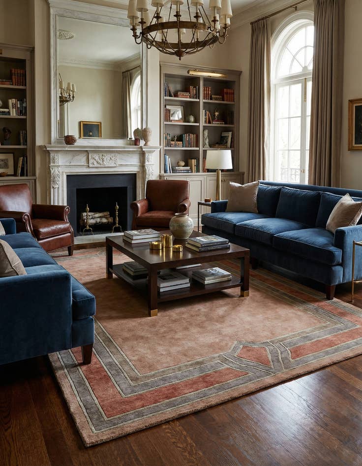 Detail image of 8' 4 x 11' 5  Hand Knotted Nepal Wool Rug