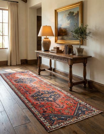 3' 9 x 7' 2 Hamedan Rug