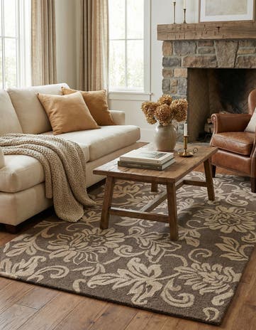 5' 1 x 8' Agra Wool Rug