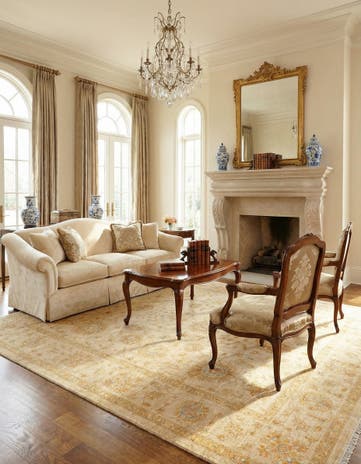 6' 9 x 9' 11 Ziegler Wool Rug