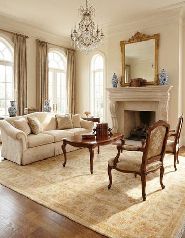 6' 9 x 9' 11 Ziegler Wool Rug