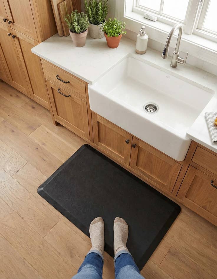 Detail image of  2' x 3' Solid Anti-Fatigue Comfort Mat