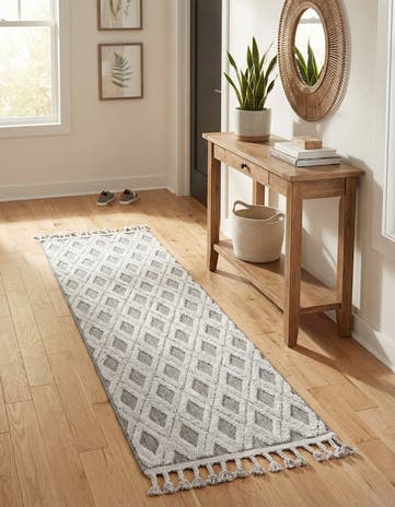 Charcoal Arlo Runner Rug