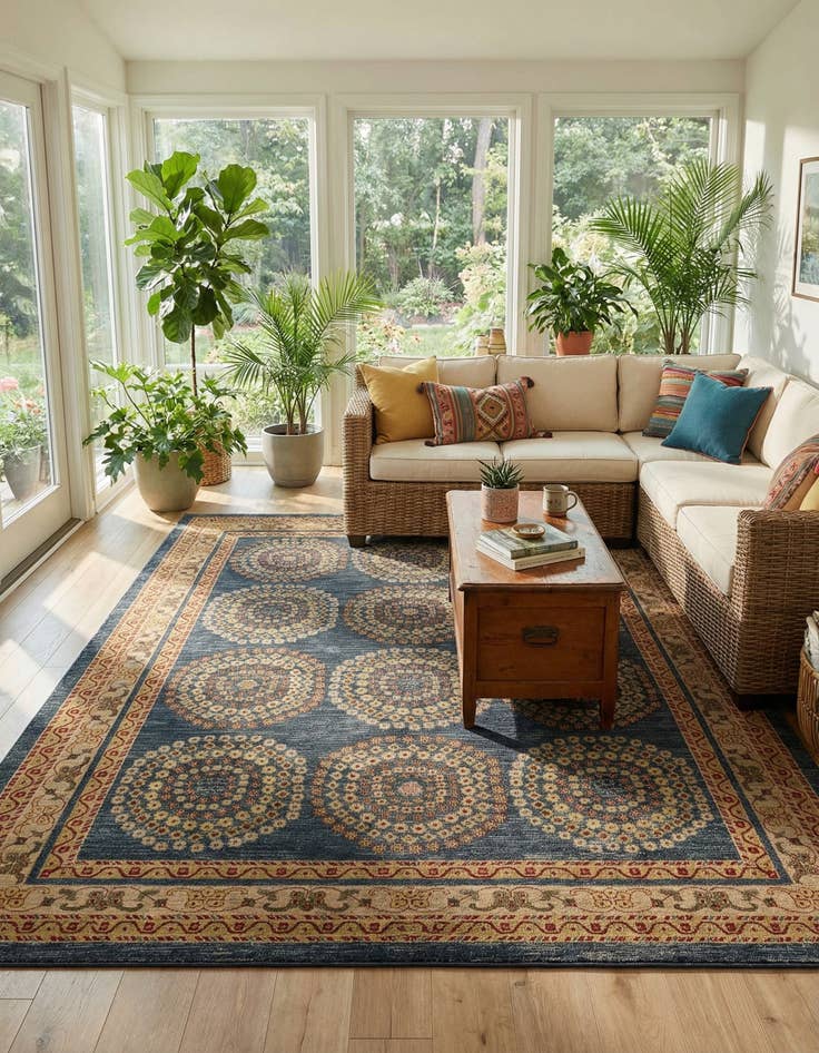 Detail image of  9' x 12' Kashkuli Gabbeh Rug