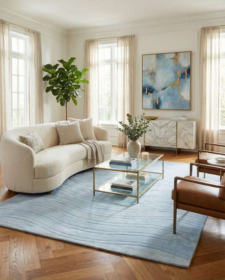 5' 7 x 8' 1 Hand Knotted Darya Wool Rug