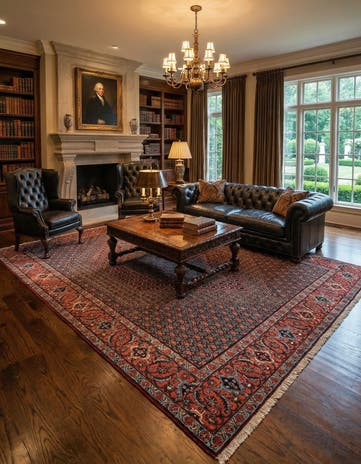 8' x 11' 6 Bidjar Wool Rug