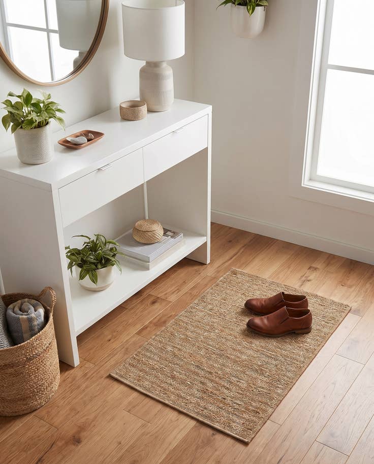 Detail image of 2' 2 x 3' Easy-Clean Modern Indoor / Outdoor Rug