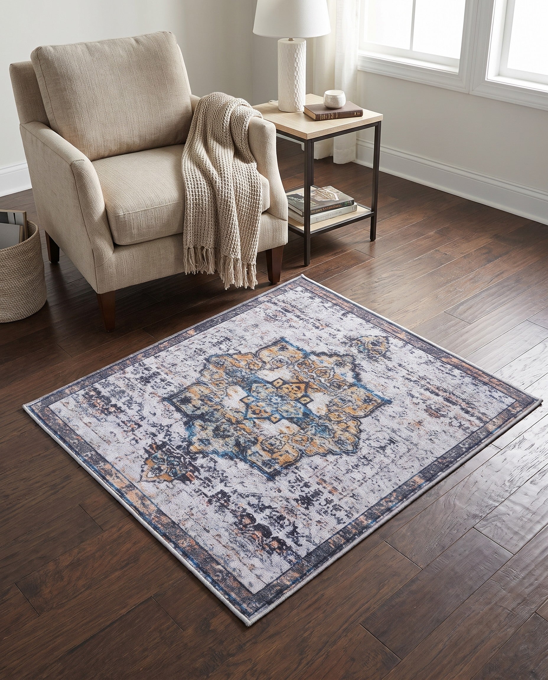 100cm x 100cm Renaissance Square Rug