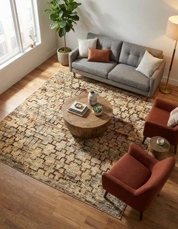 7' 10 x 7' 10 Saturn Square Rug