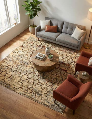 7' 10 x 7' 10 Saturn Square Rug