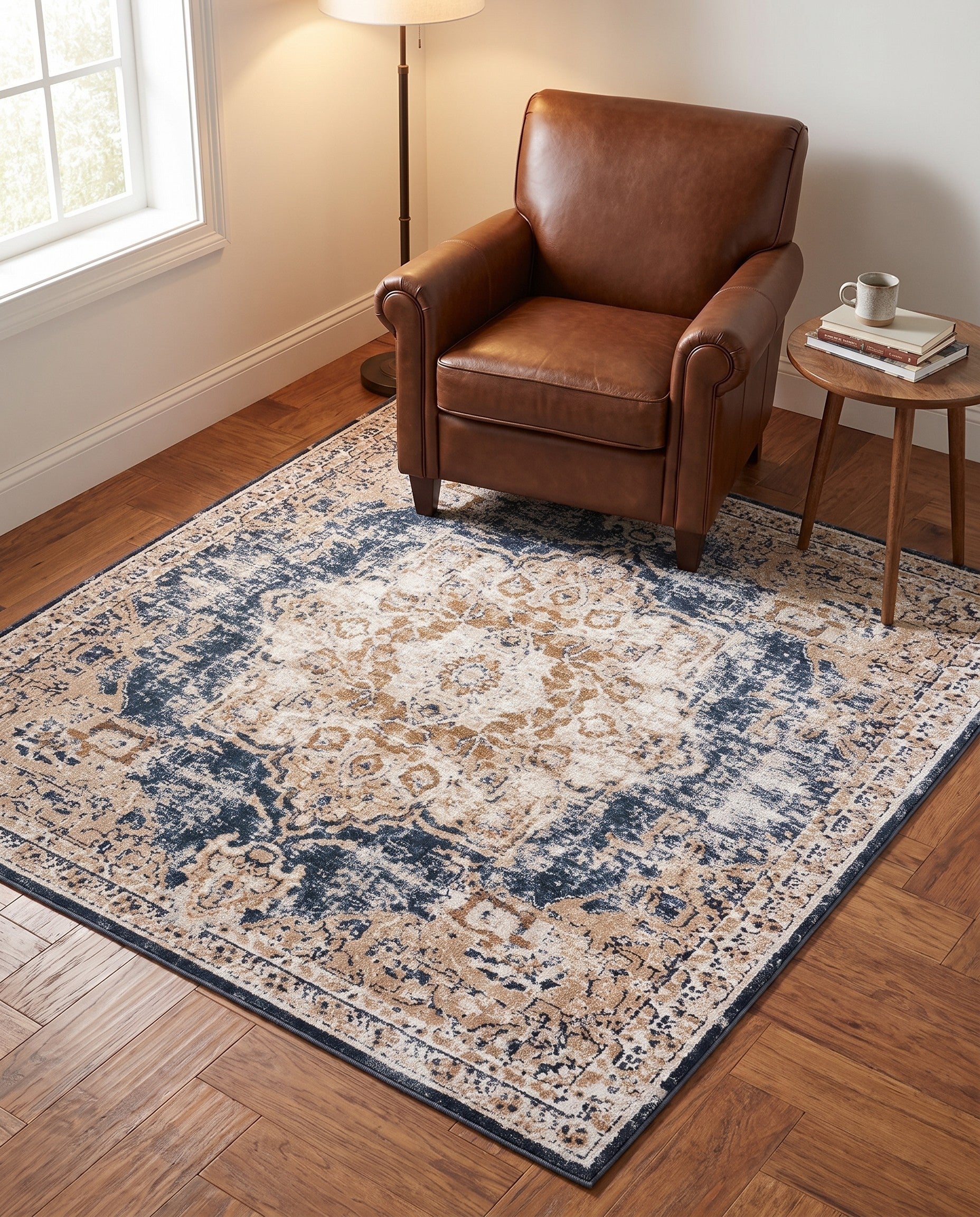 5' 3 x 5' 3 Villa Square Rug