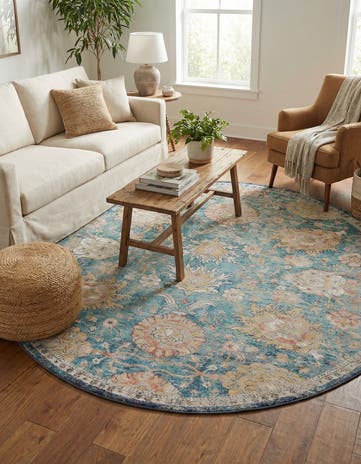 7' 10 x 7' 10 Lola Round Rug