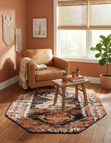 5' 3 x 5' 3 Tagine Octagon Rug