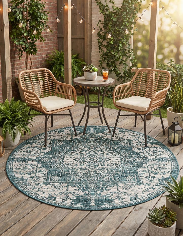 4' x 4' Easy-Clean Jill Zarin Dubai Indoor...