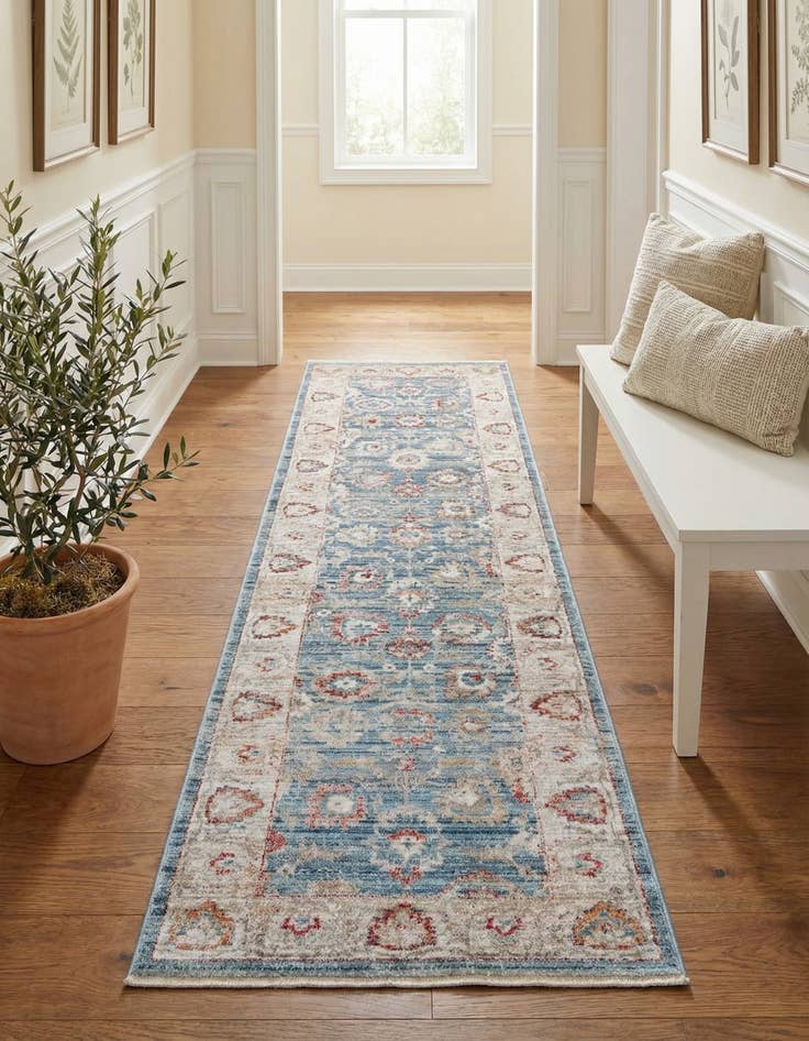 Detail image of 2' 7 x 10' Noble Runner Rug