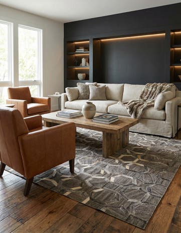 5' x 7' 9 Cowhide Rug