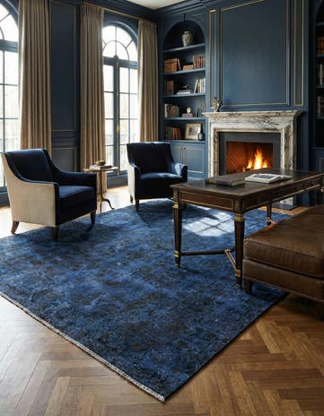 5' 6 x 8' 4 Vintage Royal Wool Rug