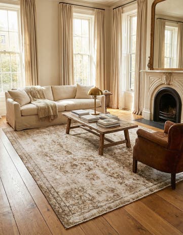 7' 1 x 10' 4 Hand Knotted Ultra Vintage Persian Wool Rug