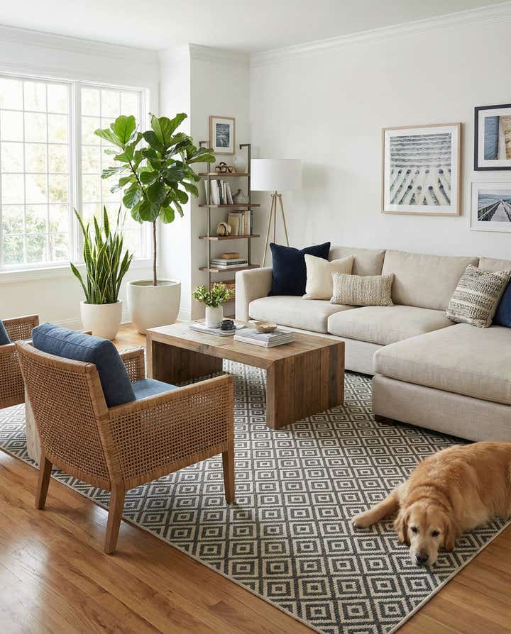 9' x 12' Easy-Clean Jill Zarin Costa Rica Indoor / Outdoor Rug