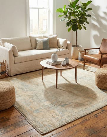 5' 6 x 8' 1 Hand Knotted Moroccan Wool Rug