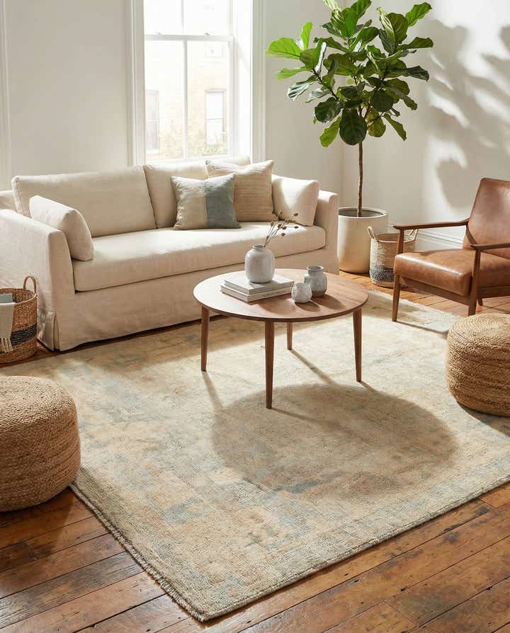 5' 6 x 8' 1 Hand Knotted Moroccan Wool Rug