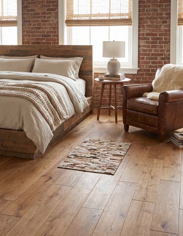 2' x 3' Cowhide Leather Rug