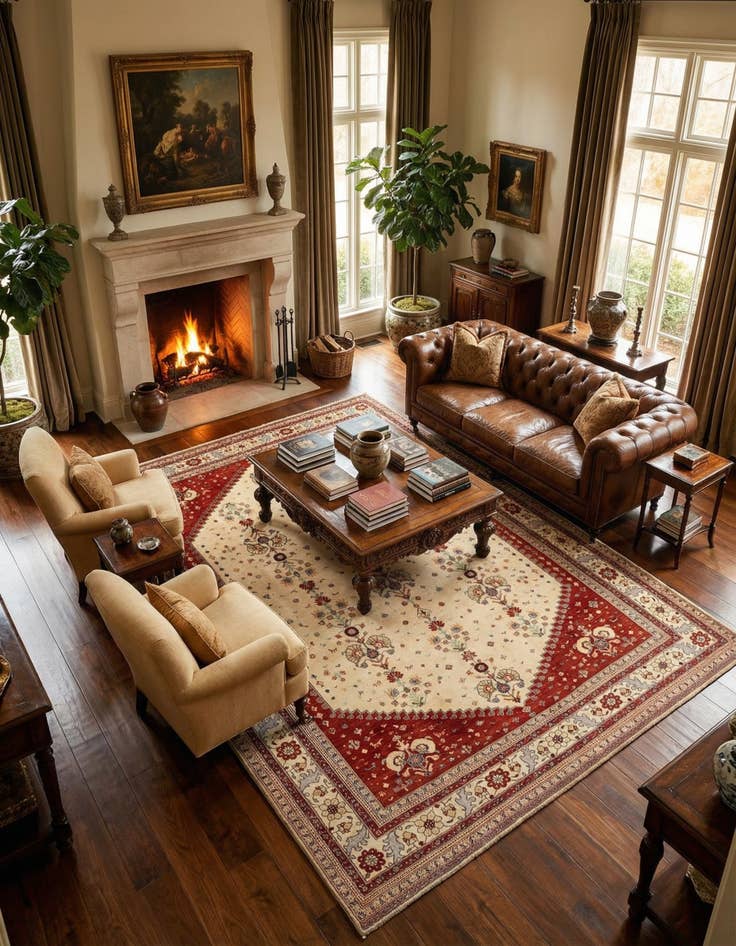 Detail image of 8' 1 x 11' Hand Knotted Luribaft Rug