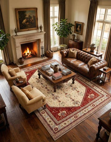 8' 1 x 11' Hand Knotted Luribaft Rug